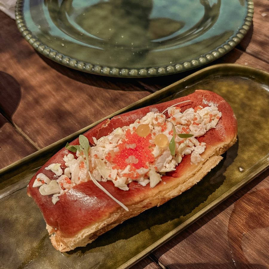 Hotdog de camarão — Kanaloa Beach Club